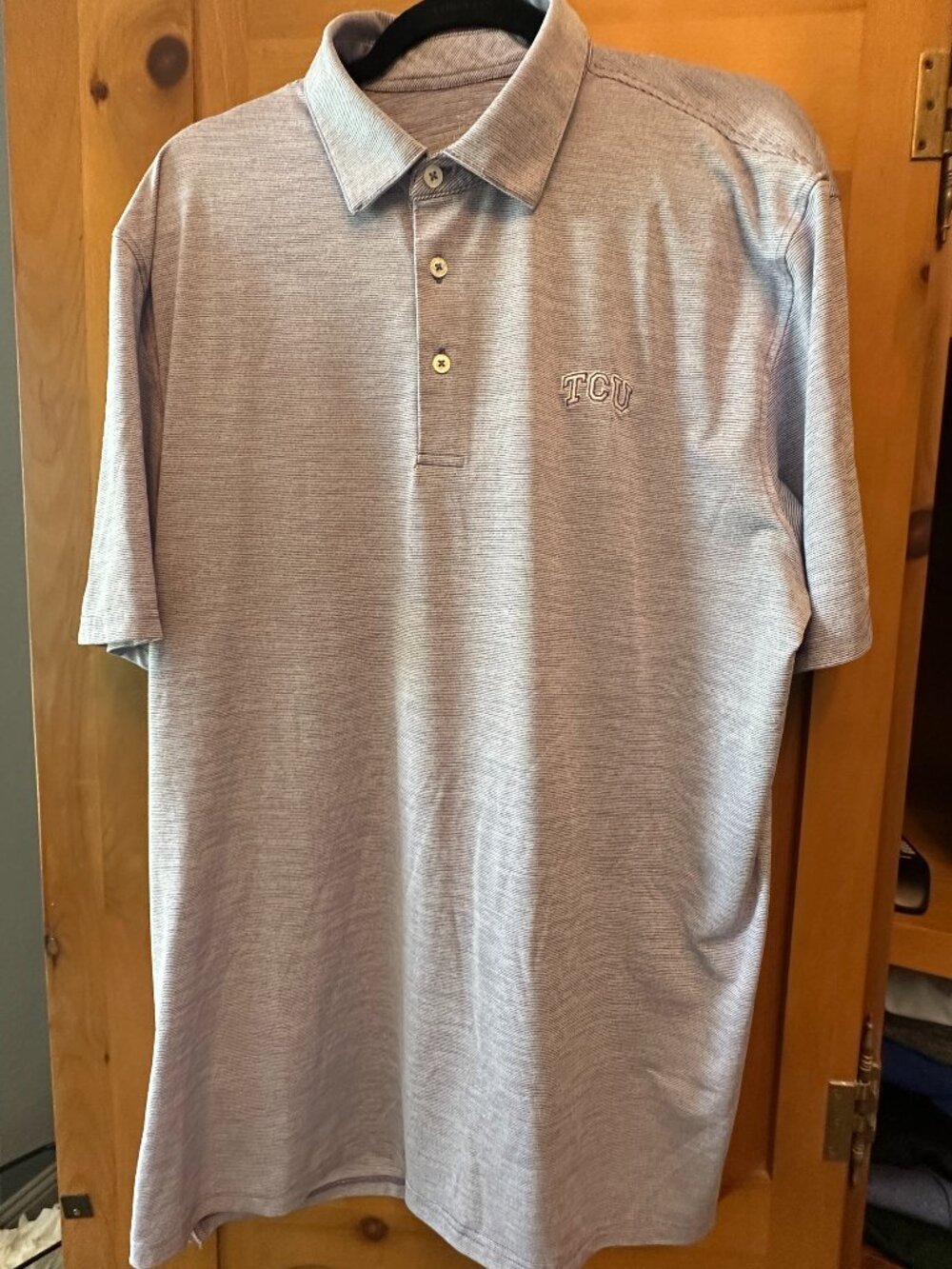 TCU Horned Frogs Driver Spacedye Polo Shirt